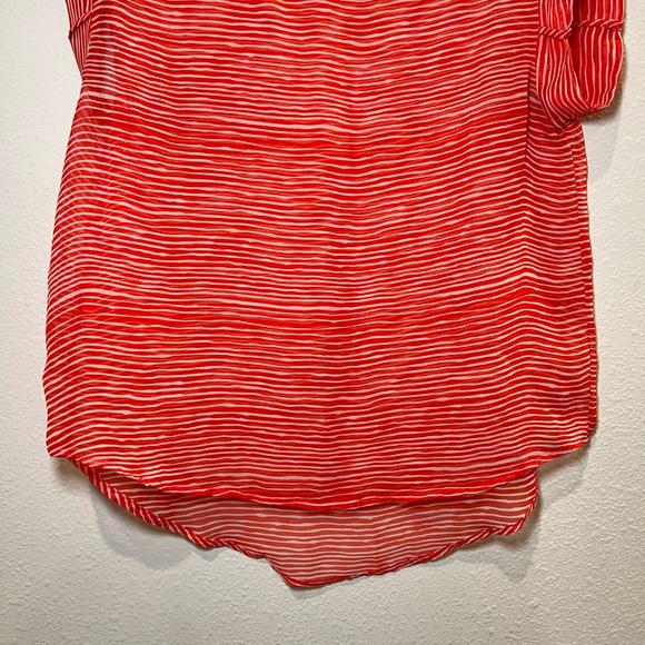 Red and White See-through Top Size S - Picture 5 of 6